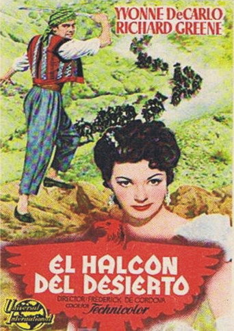 Cartel de El halcón del desierto