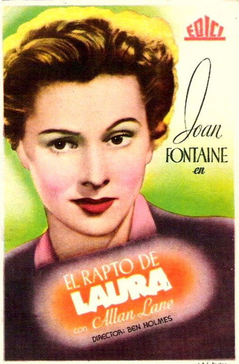Cartel de El rapto de Laura