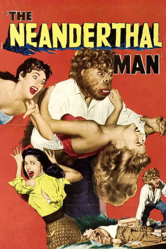 Cartel de El hombre de Neandertal