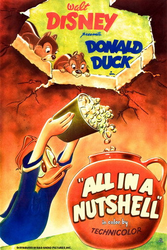 Cartel de Pato Donald: Duros como nueces