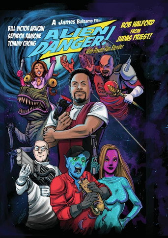 Cartel de Alien Danger! With Raven Van Slender