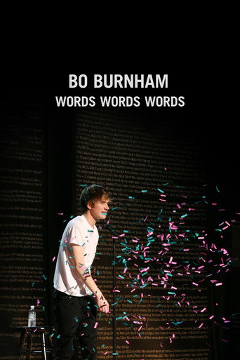 Cartel de Bo Burnham: Words, Words, Words