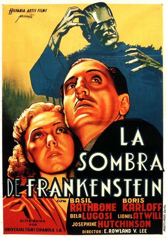 Cartel de La sombra de Frankenstein