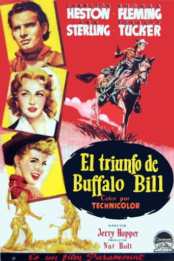 Cartel de El triunfo de Buffalo Bill