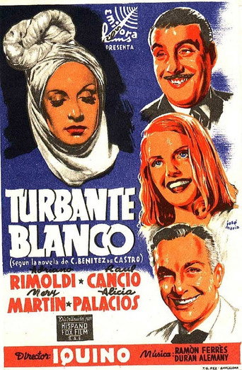 Cartel de Turbante blanco