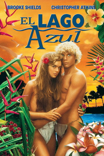 Cartel de El lago azul
