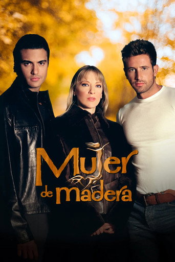 Cartel de Mujer de Madera