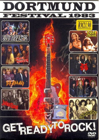 Cartel de 1983 Dortmund Pop Rock Festival