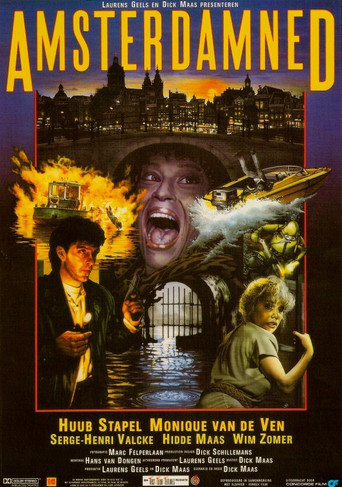 Cartel de Amsterdamned: Misterio en los canales
