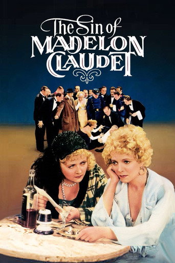 Cartel de El pecado de Madelon Claudet