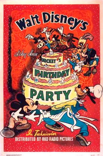 Cartel de La fiesta de cumpleaños de Mickey
