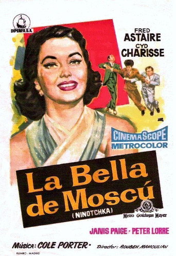 Cartel de La bella de Moscú