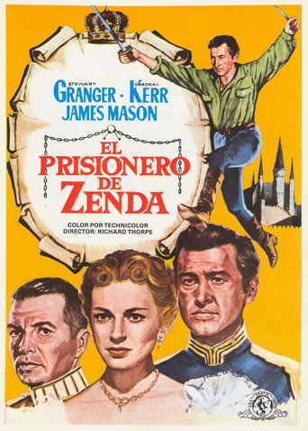 Cartel de El prisionero de Zenda