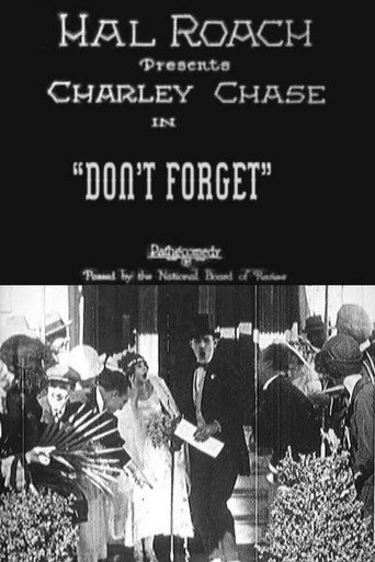 Cartel de Don't Forget