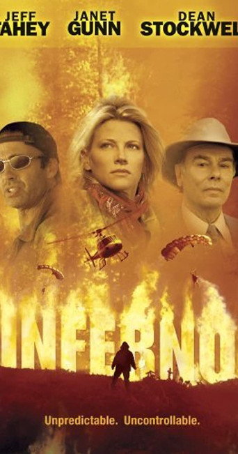 Cartel de Atrapados por el fuego