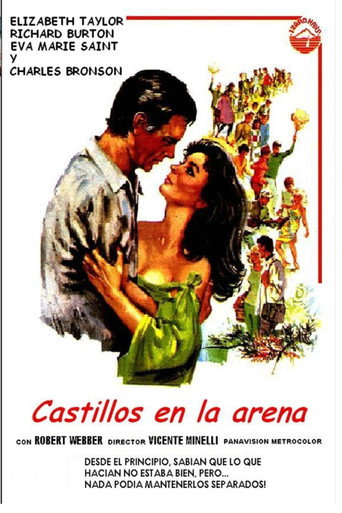Cartel de Castillos en la arena