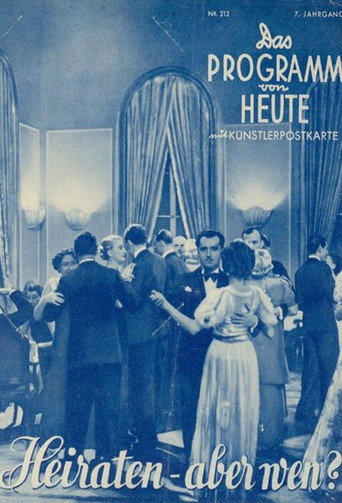 Cartel de Heiraten - aber wen?