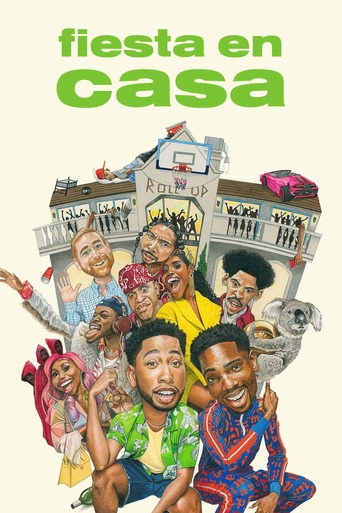 Cartel de Fiesta en casa