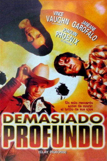 Cartel de Demasiado profundo