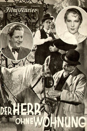 Cartel de Der Herr ohne Wohnung