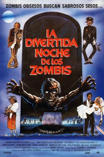 Cartel de La divertida noche de los zombies