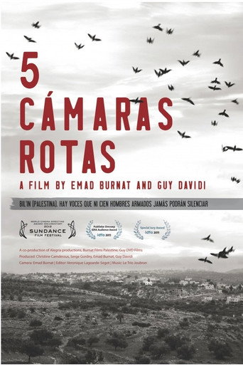 Cartel de 5 cámaras rotas