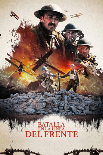 Cartel de Batalla En La Línea Del Frente