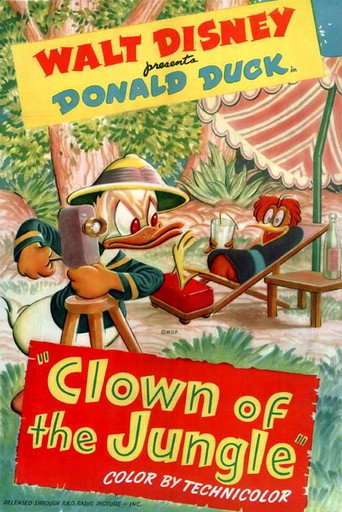 Cartel de Payaso de la selva