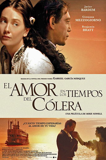 Cartel de El amor en los tiempos del cólera