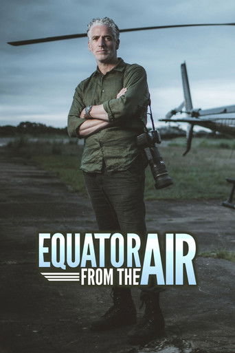 Cartel de Sobrevolando el ecuador