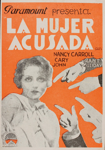 Cartel de La mujer acusada
