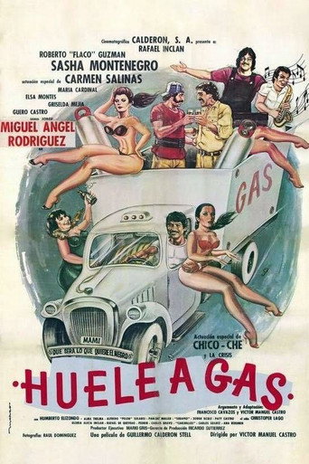 Cartel de Huele a gas