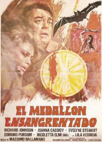Cartel de El medallón ensangrentado