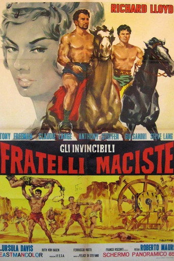 Cartel de Gli invincibili fratelli Maciste