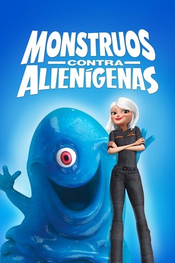 Cartel de Monstruos contra alienígenas