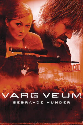 Cartel de Varg Veum Perros enterrados no muerden