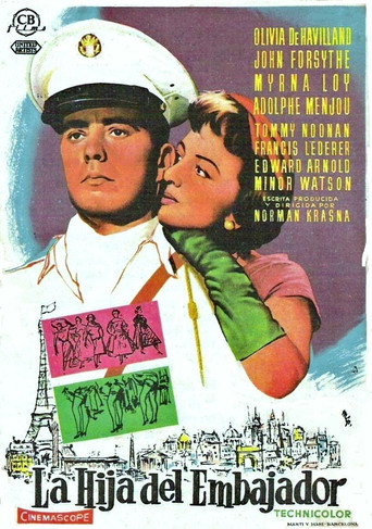 Cartel de La hija del Embajador