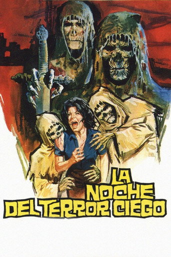 Cartel de La noche del terror ciego