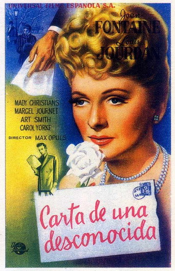 Cartel de Carta de una desconocida