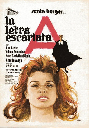 Cartel de La letra escarlata