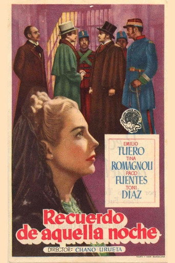 Cartel de El recuerdo de aquella noche