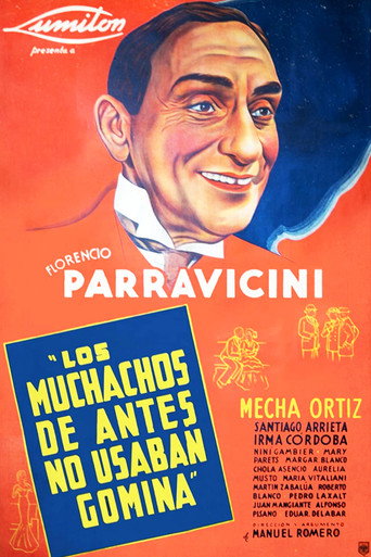 Cartel de Los muchachos de antes no usaban gomina