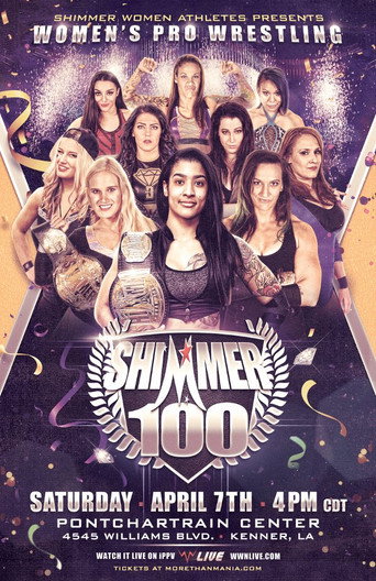 Cartel de SHIMMER Women Athletes Volume 100