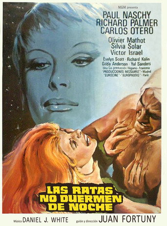 Cartel de Las ratas no duermen de noche