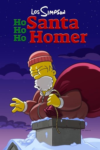 Cartel de (Ho Ho Ho) Santa Homer