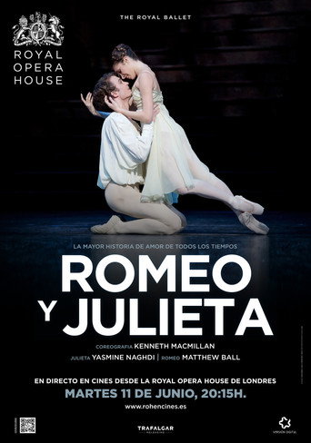 Cartel de Romeo y Julieta. Ballet Royal Opera House