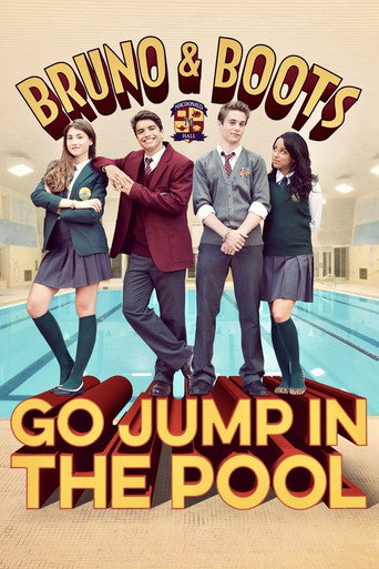 Cartel de Bruno y Botas: Salto a la piscina