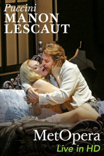 Cartel de The Metropolitan Opera - Puccini: Manon Lescaut