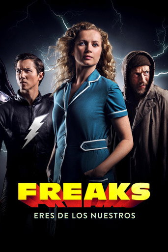 Cartel de Freaks: 3 superhéroes