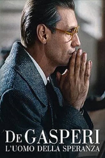 Cartel de De Gasperi - L'uomo della speranza